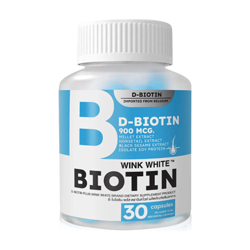 WinkWhite Biotin 30 Capsules 900mcg
