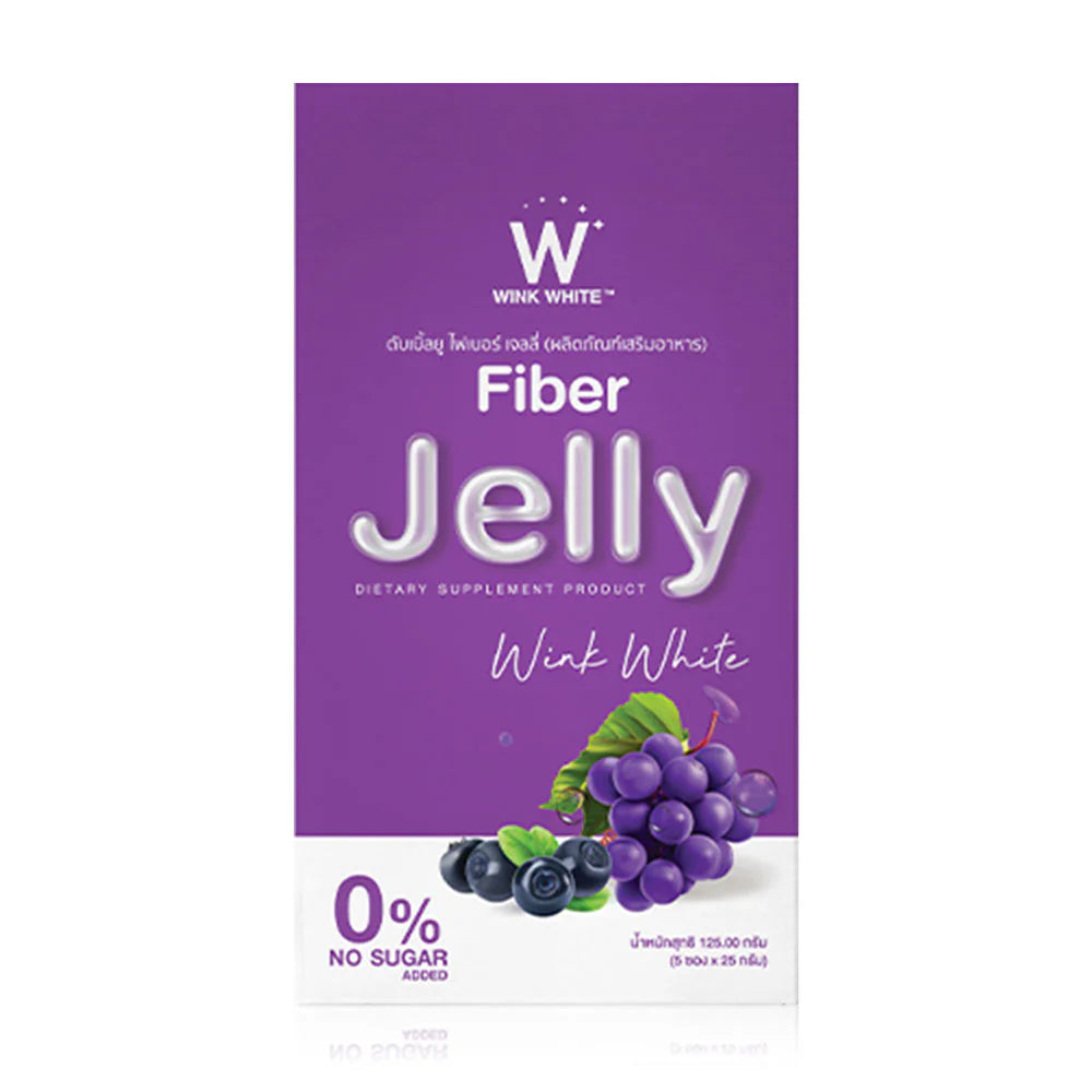 WinkWhite Fiber Jelly Grape 25g x 5 Sachets