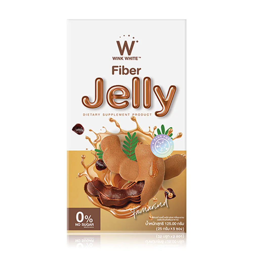 WinkWhite Fiber Jelly Tamarind 25g x 5 Sachets