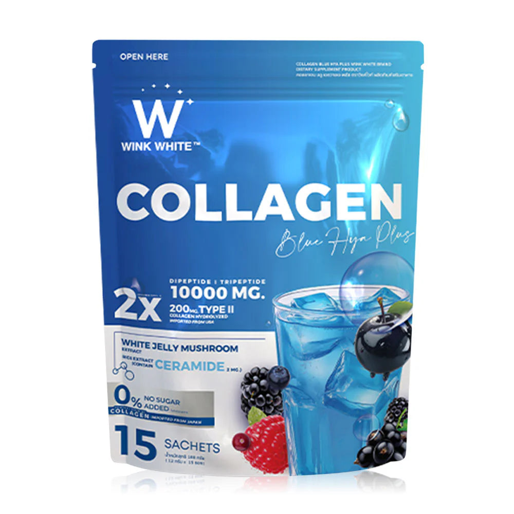 WinkWhite Collagen Blue Hya Plus 12g x 15 Sachets