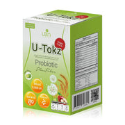 Ujin U-Tokz Probiotic Plus Fiber & Poongtalai Nutritional Supplement Drink 15g x 7 Sachets Lemon Flavor