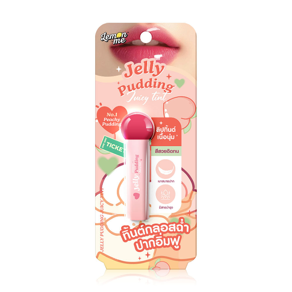 Lemon Me Lip Tint - Juicy Peachy Pudding - Beauty Buddy