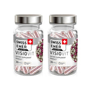 Swiss Ener By Dr.Frei Visiovit 30 Capsules x 2pcs