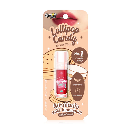 Lemon Me Lip Tint - Cookie Candy Matte Formula with Vitamin E - Beauty Buddy