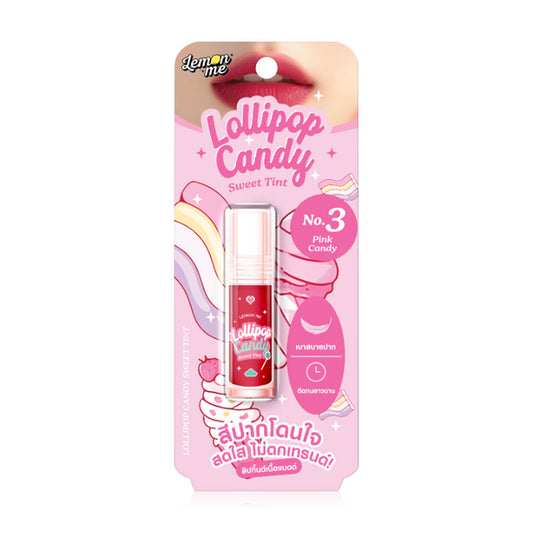 Lemon Me Lip Tint - Matte Pink Candy with Vitamin E - Beauty Buddy