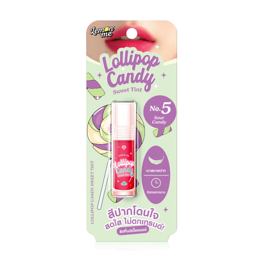 Lemon Me Lip Tint - #05 Sour Candy Matte Formula with Vitamin E - Beauty Buddy