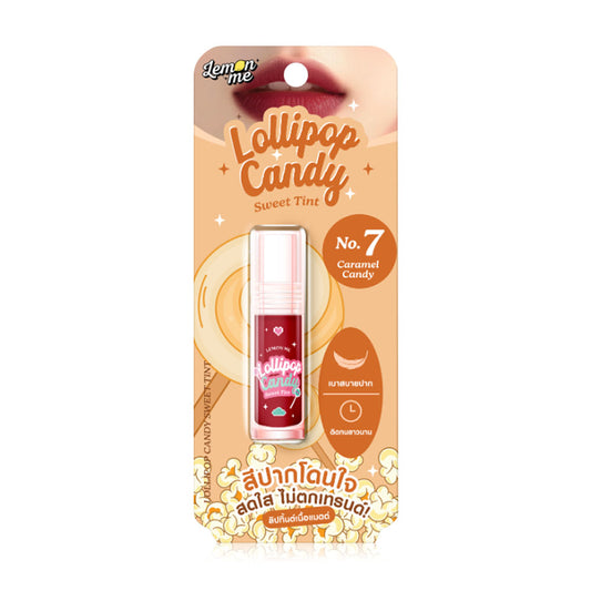 Lemon Me Lip Tint - Caramel Candy Matte with Vitamin E - Beauty Buddy