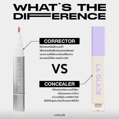 LA GLACE Corrector - Sassy Peach 4.5g - Beauty Buddy