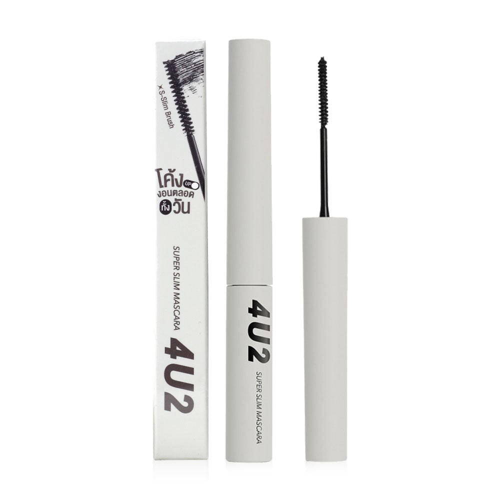 4U2 Mascara - Super Slim Deep Black Waterproof Formula - Beauty Buddy