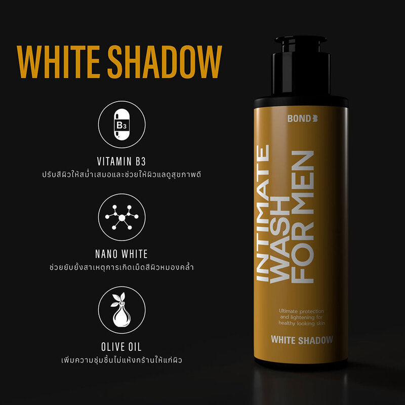 BOND Men's Intimate Wash White Shadow 130ml
