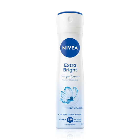 NIVEA Deodorant Spray - Extra Bright Aqua Breeze with Vitamin C - Beauty Buddy