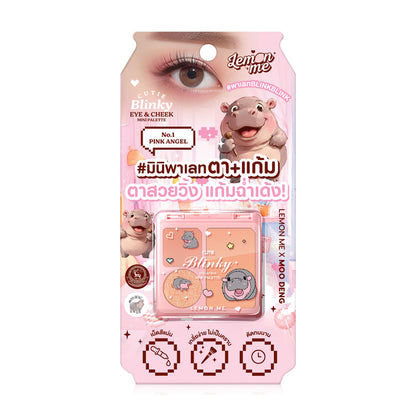 Lemon Me Eye & Cheek Mini Palette - #01 Pink Angle - Beauty Buddy