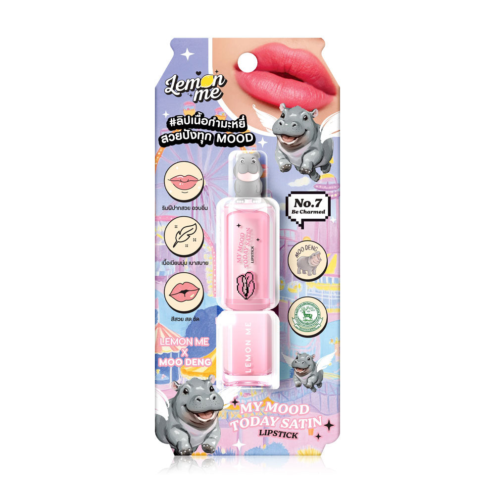 Lemon Me Satin Lipstick - #07 Be Charmed Velvet Matte - Beauty Buddy