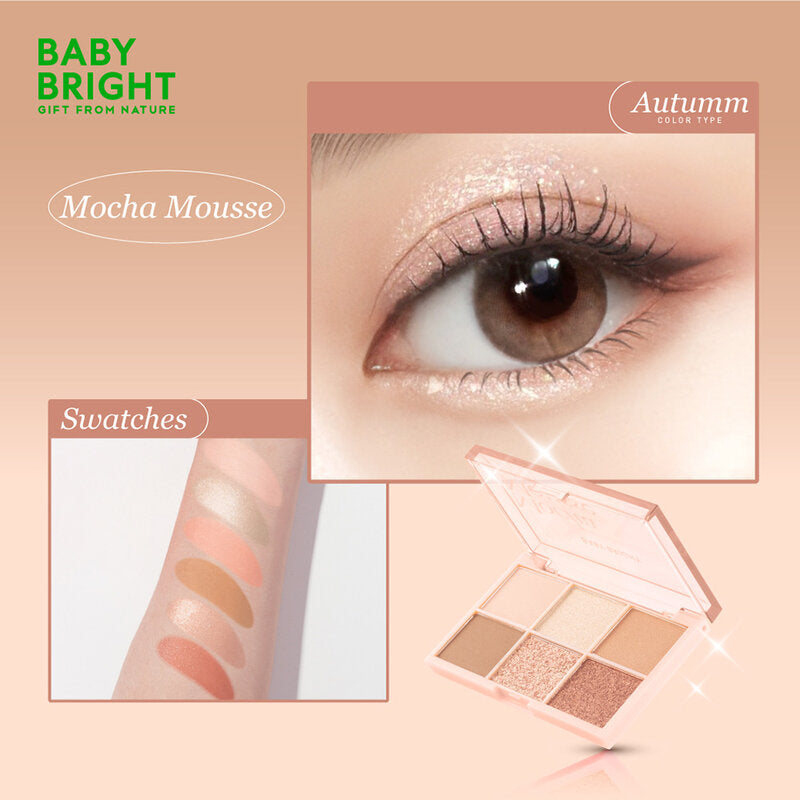 Baby Bright Mocha Mousse Eye Palette 4.2g 6-shade