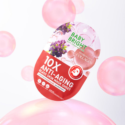 Baby Bright Mask Sheet - 10X Anti-Aging Glass Skin Formula - Beauty Buddy