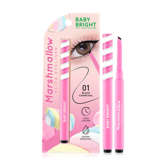 Baby Bright Eyeliner - Marshmallow Click Black Charcoal - Beauty Buddy