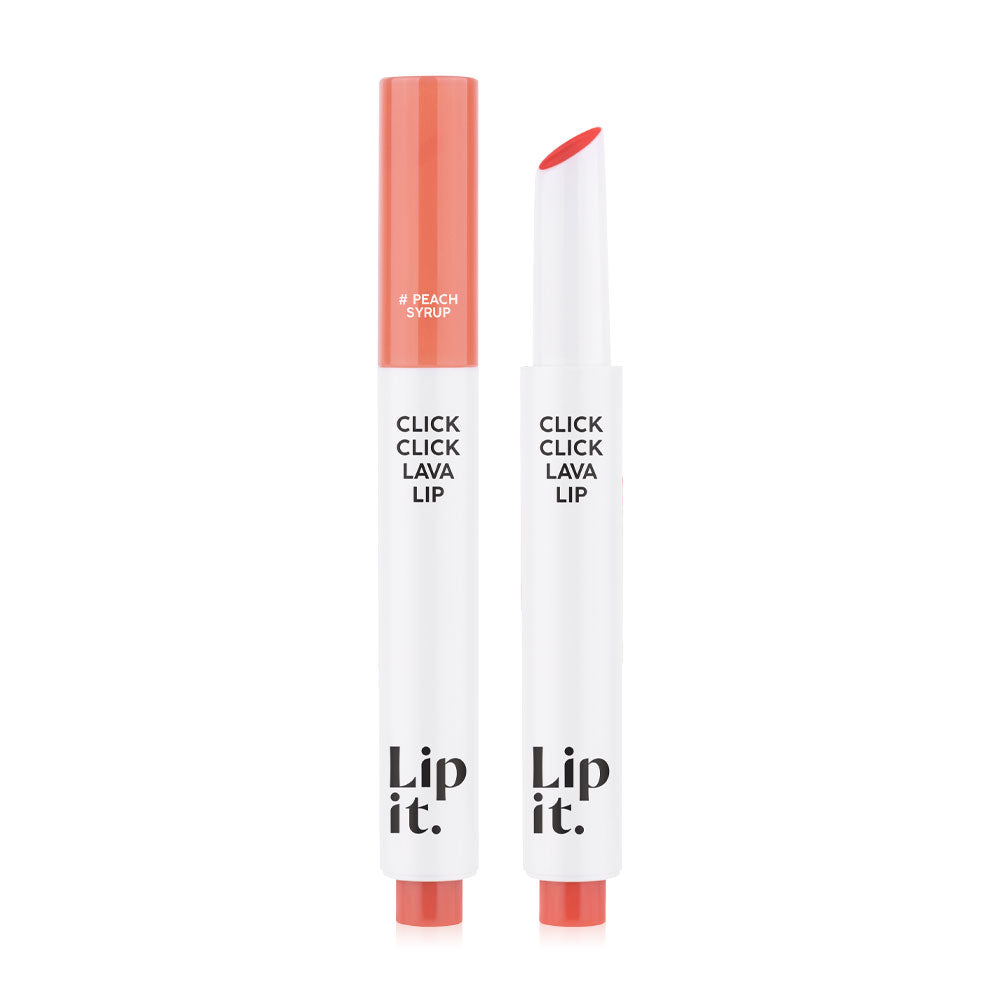 Lip It Lip Balm - Click Click Lava in Peach Syrup