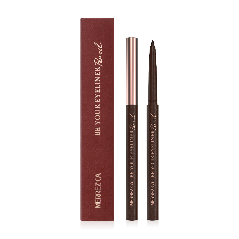 Merrezca Eyeliner Pencil - #4 Rose Pearl, Waterproof & Long-Lasting