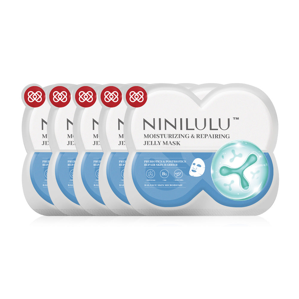 NINILULU Moisturizing & Repairing Jelly Mask 30g x 5pcs