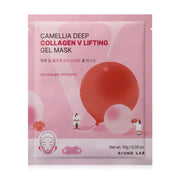 Round Lab Camellia Deep Collagen Firming Gel Mask 34g x 4pcs