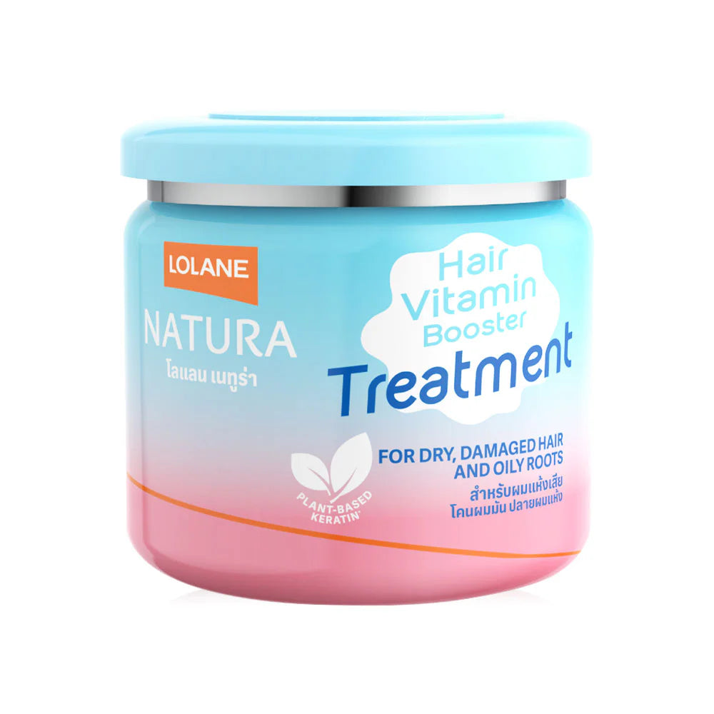 Lolane Natura Booster Treatment For Dry Damaged And Oily Roots 250g