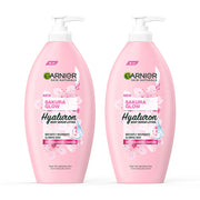 Garnier Sakura Glow Serum Milk UV 400ml x 2pcs