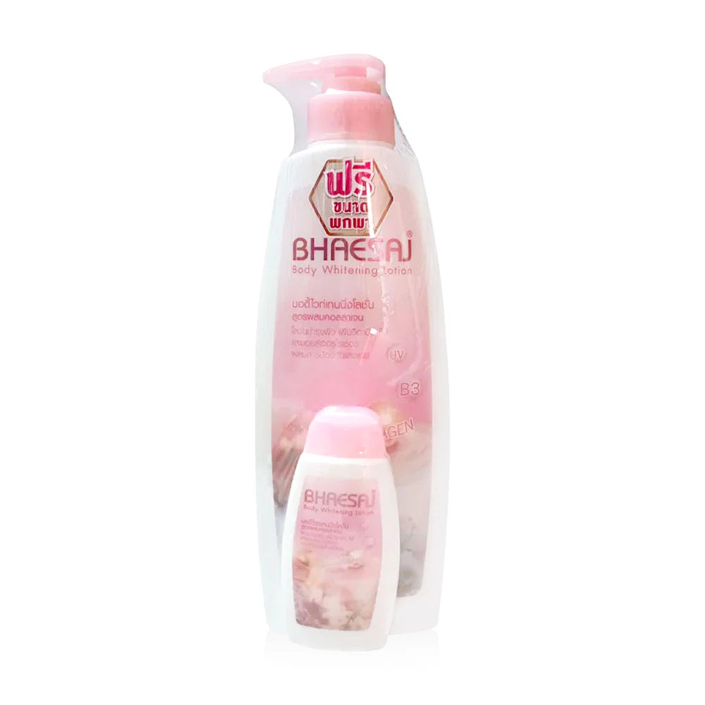 BHAESAJ Body Whitening Lotion Collagen 400ml Travel Size 45ml