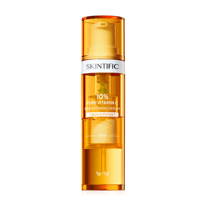 SKINTIFIC 10% Pure Vitamin C Brightening Serum 1+1 [1g + 9g]