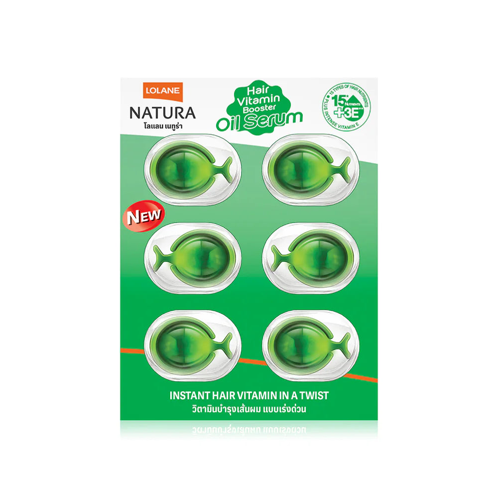 Lolane Natura Hair Vitamin Booster Oil Serum 6ml