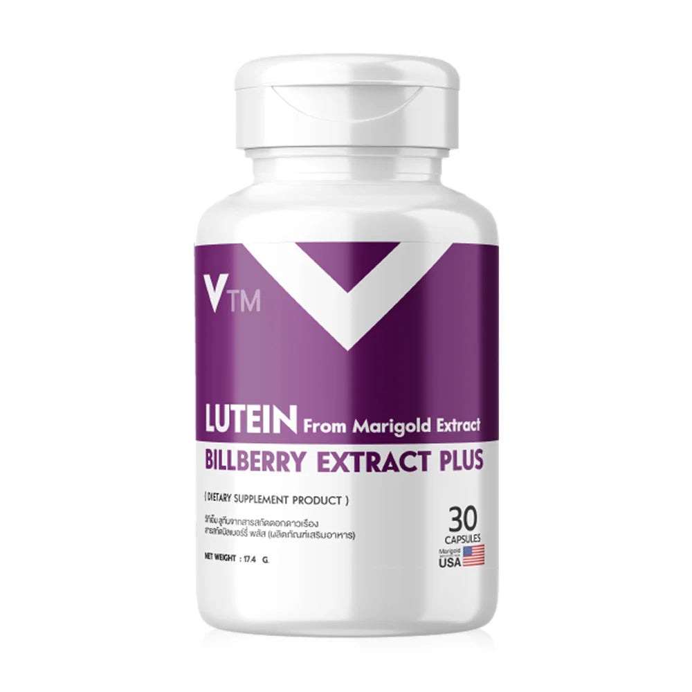 VTM Lutein and Zeaxanthin from Bilberry and Marigold Extracts Dietary Supplement 30 Capsules