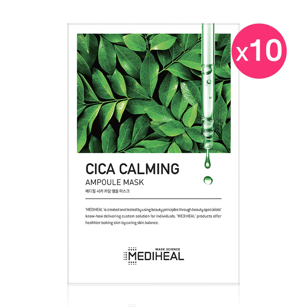 Mediheal Cica Calming Ampoule Mask 25ml Pack of 10
