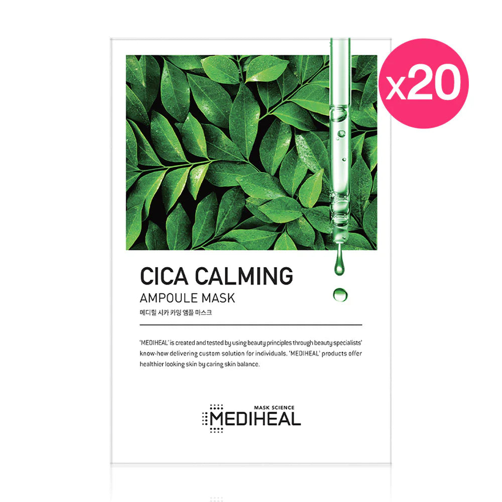 Mediheal Cica Calming Ampoule Mask 25ml Pack of 20