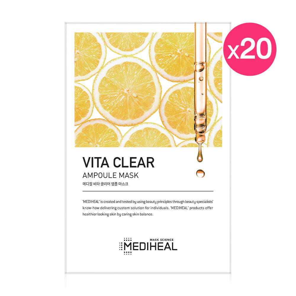 Mediheal Vita Clear Ampoule Mask 25ml Pack of 20