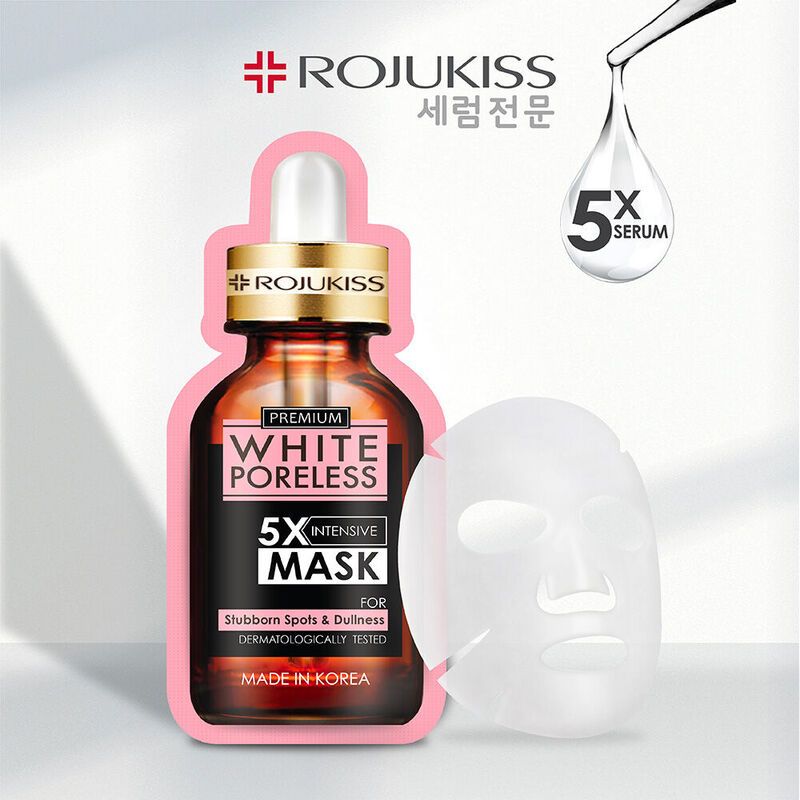 Rojukiss White Poreless 5X Intensive Mask 25ml Pack of 6