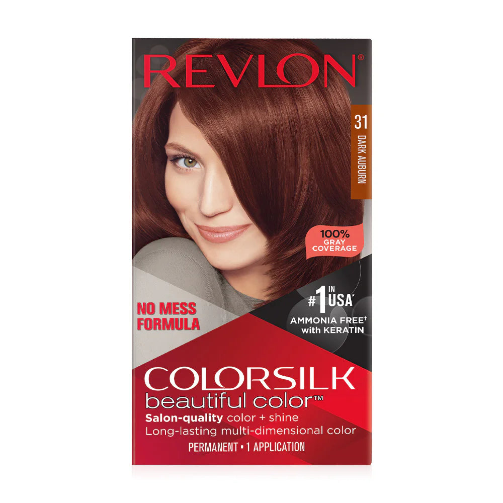 Revlon Colorsilk Beautiful Color Hair Dye 130ml #31 Dark Auburn