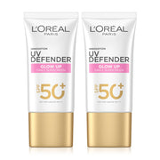 L'Oreal Paris UV Defender Glow Up Sunscreen Serum SPF50+/PA++++ Long UVA 50ml x 2pcs
