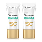 L'Oreal Paris UV Defender Fresh Matte SPF50+/PA++++ Long UVA Serum 50ml x 2pcs