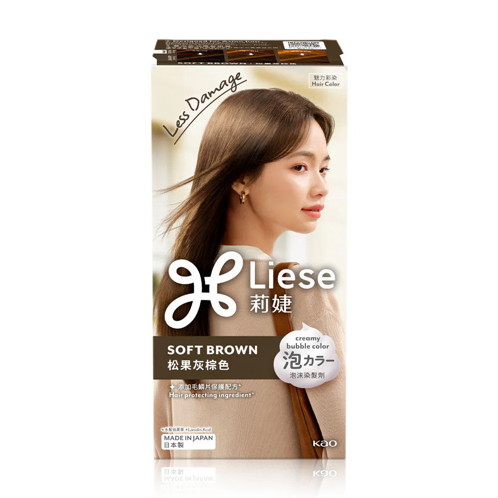Liese Creamy Bubble Color 108g #Soft Brown