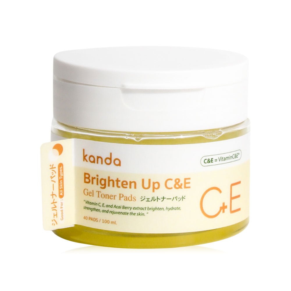 Kanda Brighten Up C&E Gel Toner Pads 40 Pads