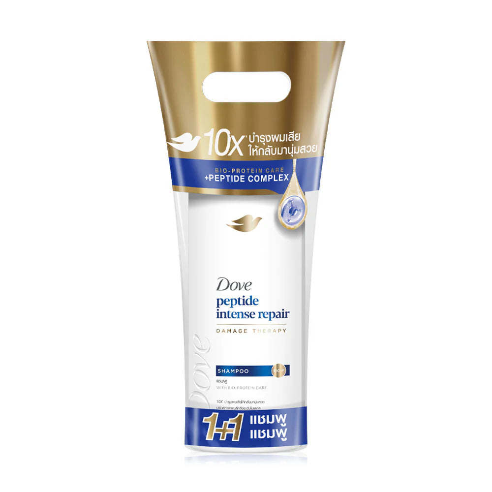 Dove Peptide Intense Repair Shampoo 360ml x 2pcs