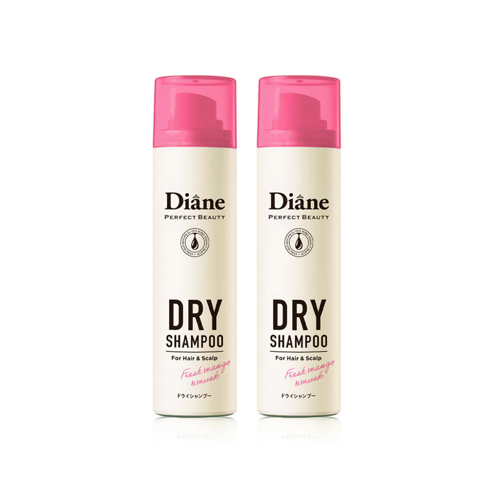 Moist Diane Dry Shampoo Fresh Mango & Musk 40g x 2pcs
