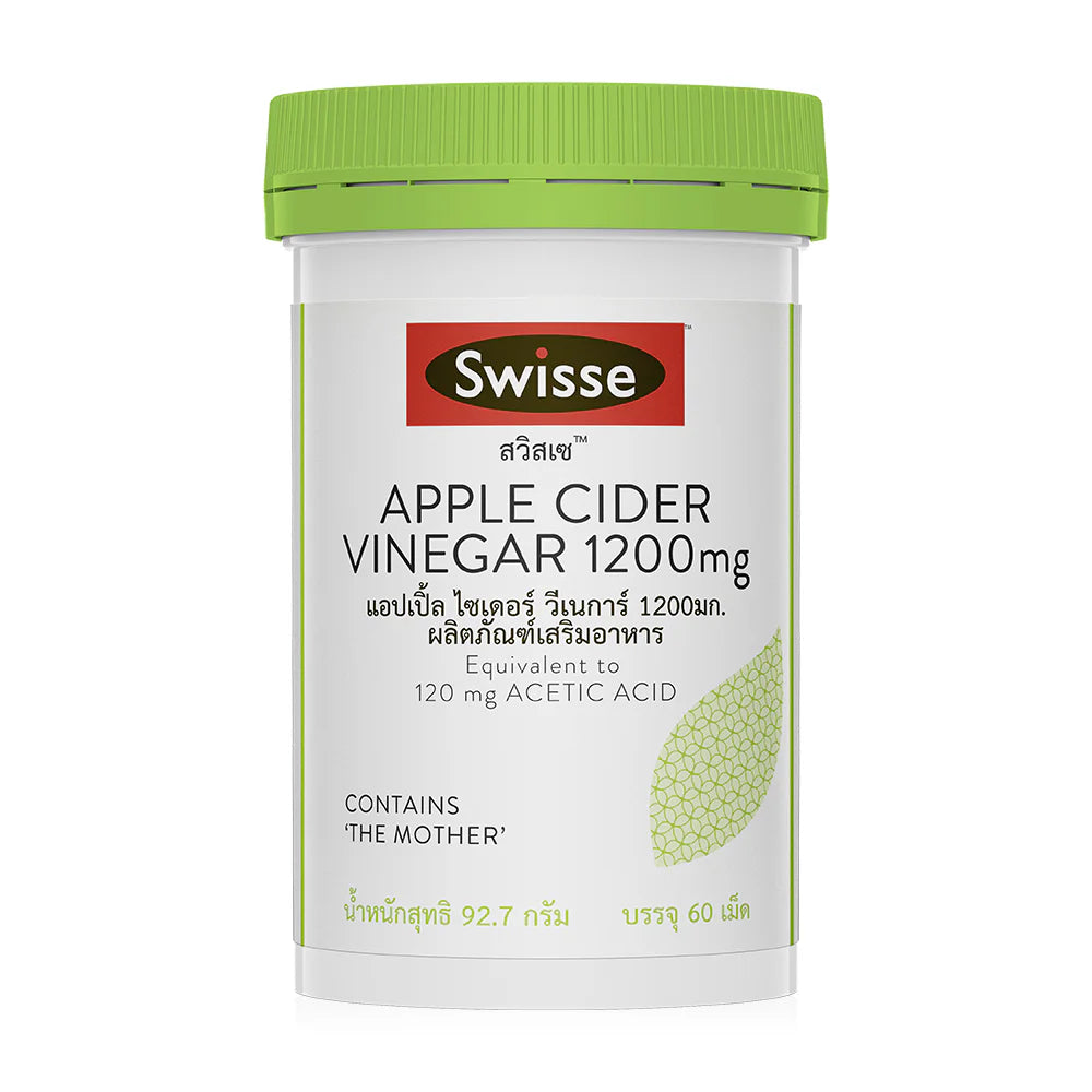 SWISSE Apple Cider Vinegar 1200mg 60 Tablets