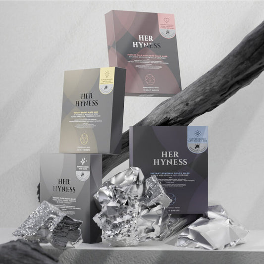 HER HYNESS Instant Renewal Black Mask 25ml x 5pcs