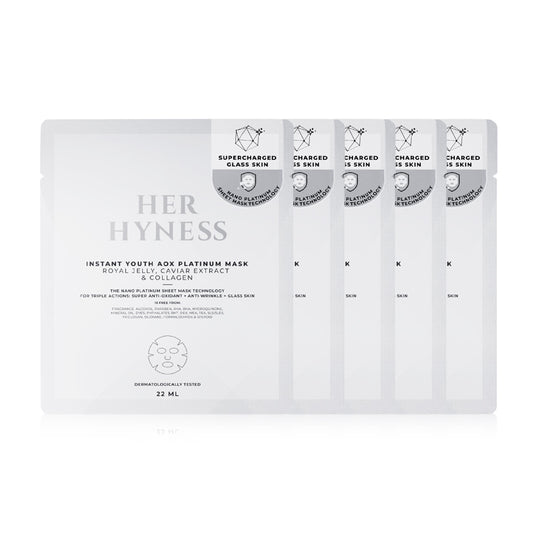 HER HYNESS Instant Youth Aox Platinum Mask 22ml x 5pcs