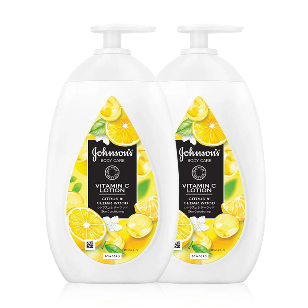 Johnson Body Care Vitamin C Lotion Citrus & Cedar Wood 500ml x 2pcs