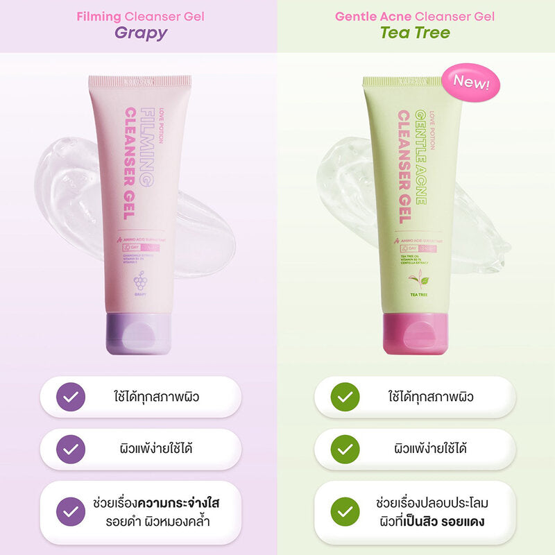 Love Potion Gentle Acne Cleanser Gel Tea Tree 75ml