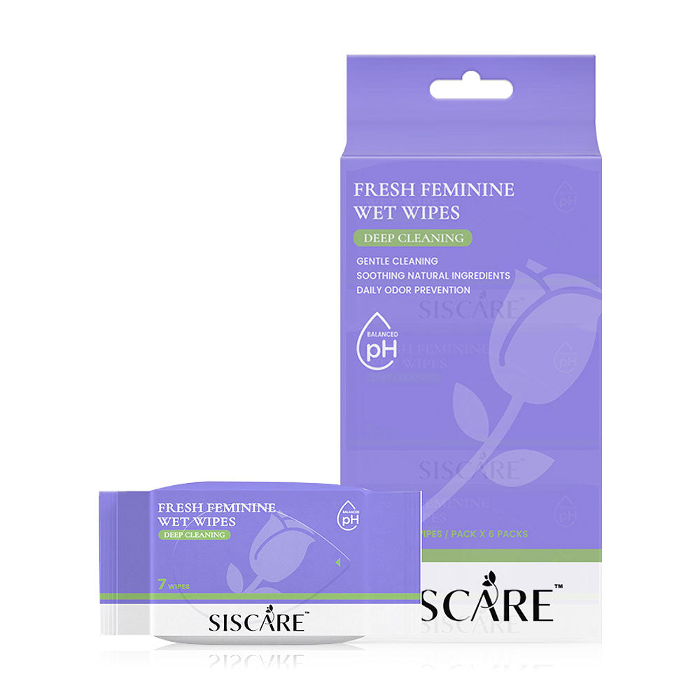 Siscare Fresh Feminine Wet Wipes 7 Sheets x 6pcs