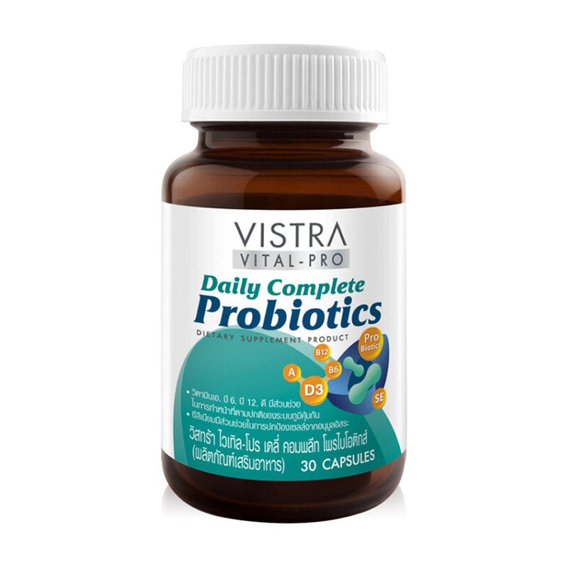 VISTRA Vital-Pro Daily Complete Probiotics 30 Capsules