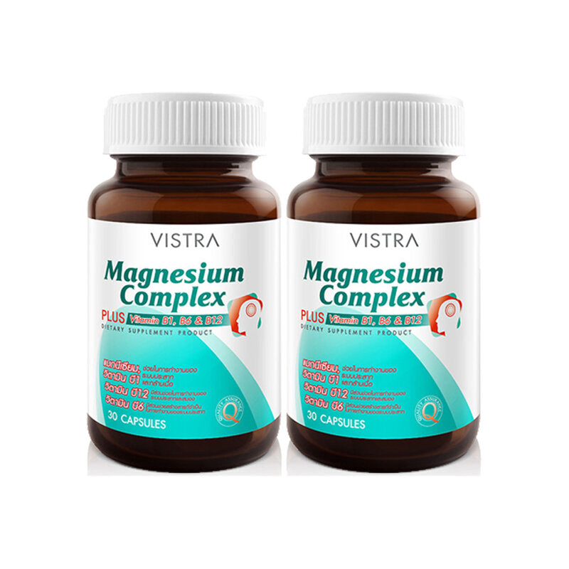 Vistra Magnesium Complex 30 Capsules x 2pcs