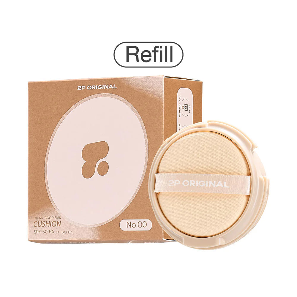 2P Original Oh My Good Skin Cushion Refill 15g #00 #2p Mineral Water Cushion